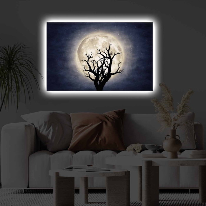 Wallity Lienzo Decorativo Iluminado con Led Multicolor 45 x 70 cm Wallity Lienzo Decorativo Iluminado con Led Multicolor 45 x 70 cm
